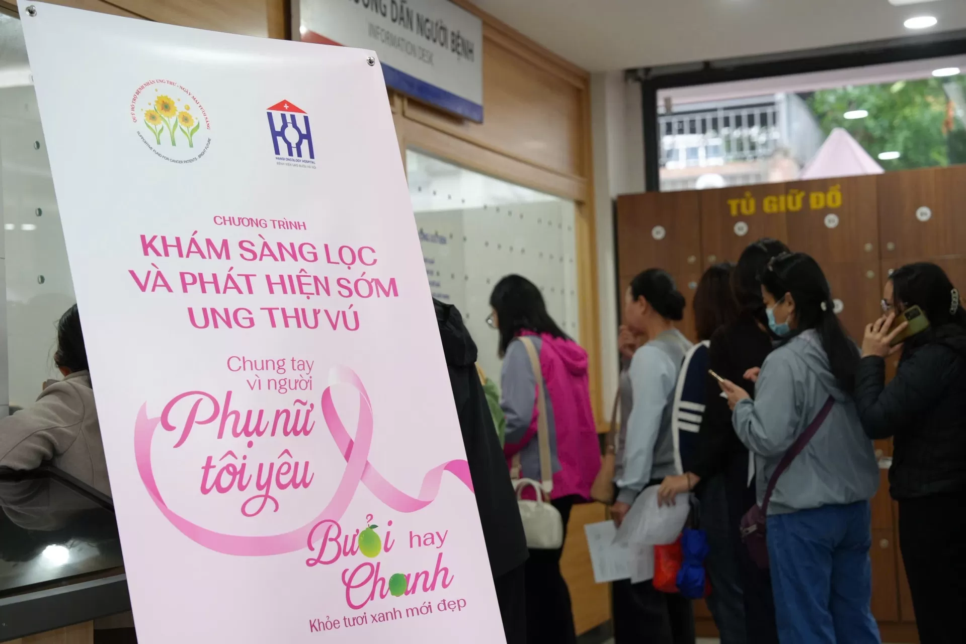 Khám sàng lọc ung thư vú miễn phí - Chung tay vì người phụ nữ tôi yêu