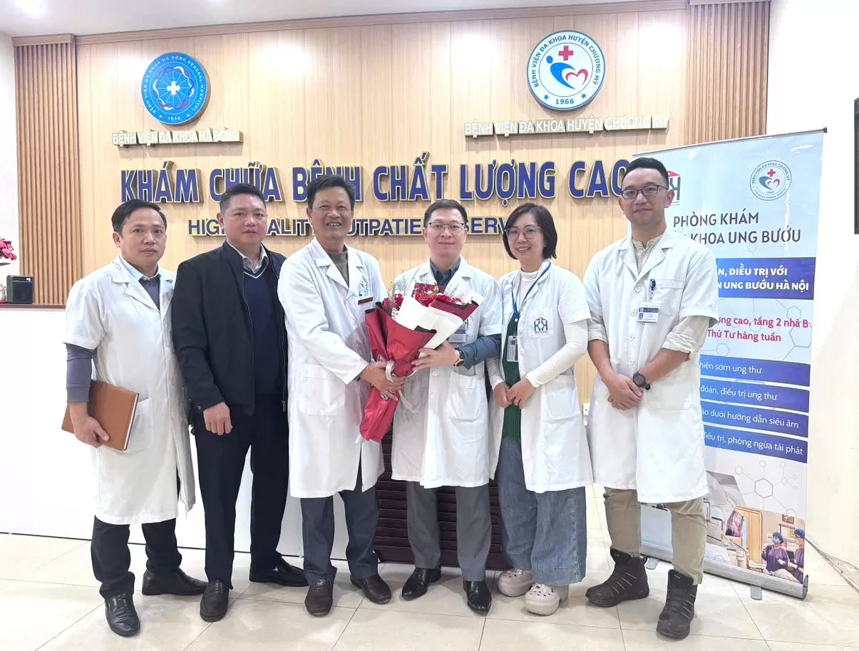 Bệnh viện Đa khoa Chương Mỹ khai trương phòng khám Chuyên khoa Ung bướu với đội ngũ chuyên gia tuyến cuối