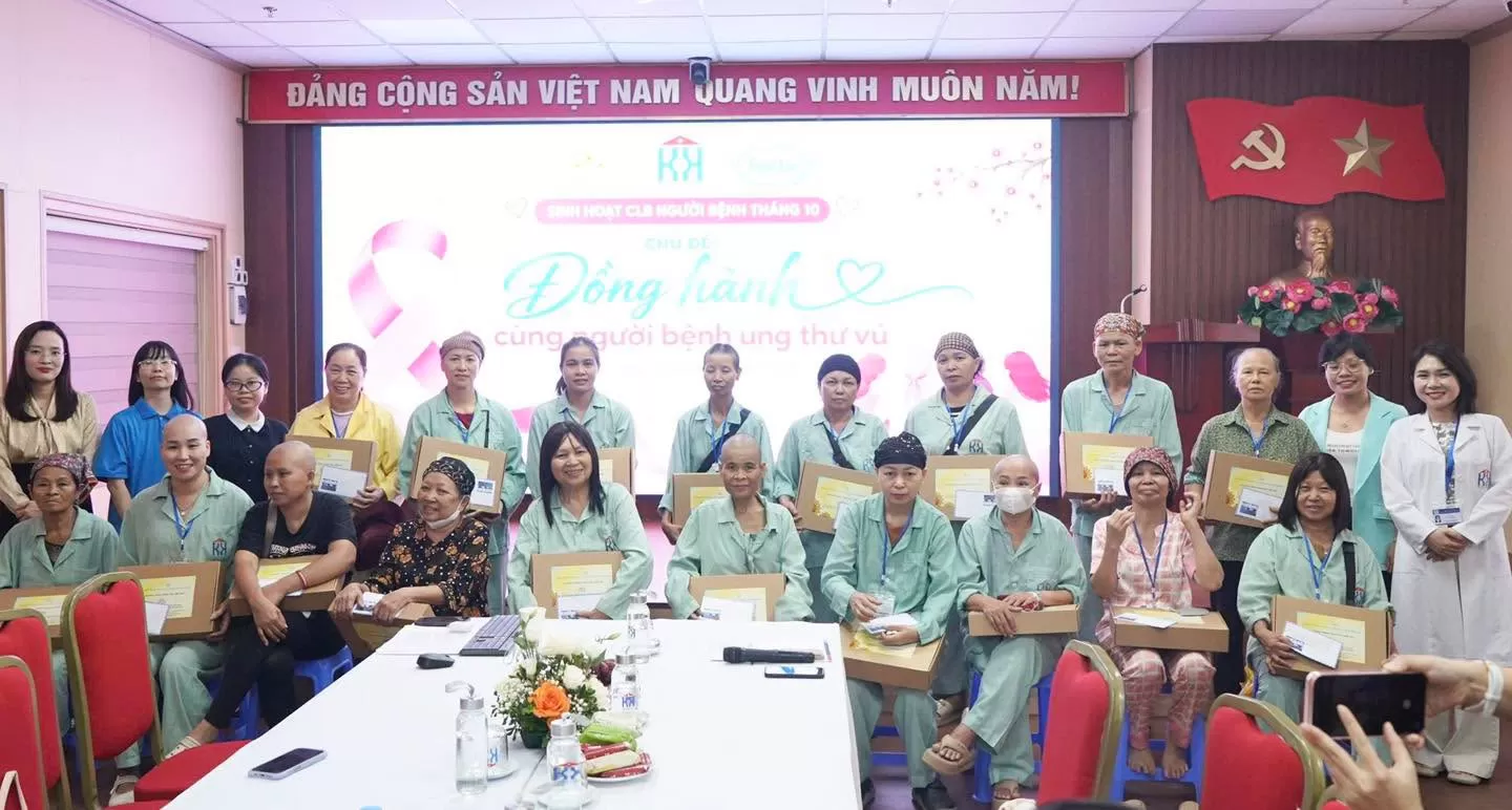 Tháng 10 yêu thương – Đồng hành cùng người bệnh ung thư vú