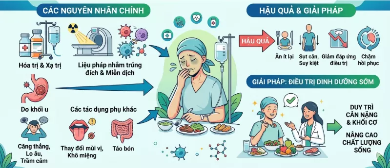 Vượt qua buồn nôn, lấy lại khẩu vị - Cẩm nang ăn uống cho người bệnh ung thư