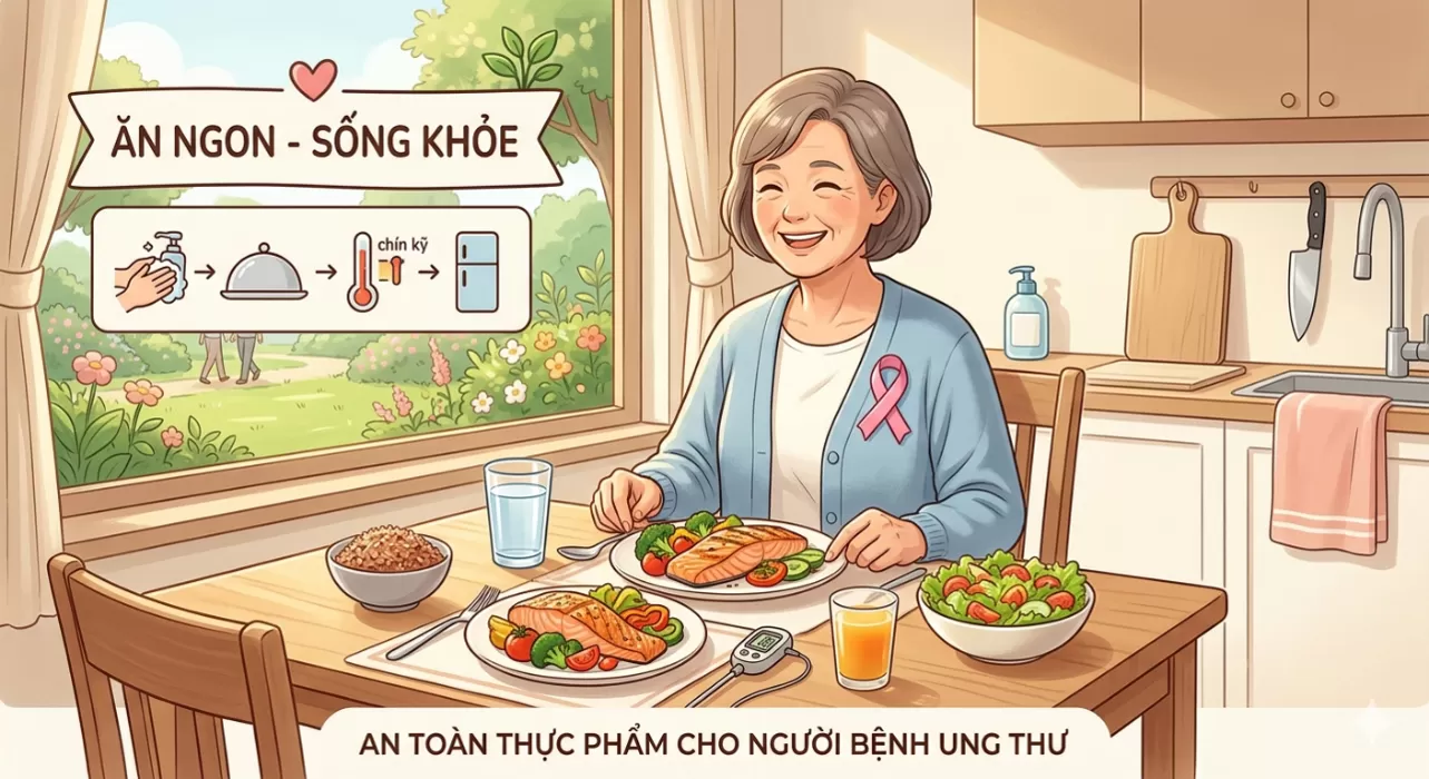 An toàn thực phẩm cho người bệnh ung thư - Ăn đúng để sống khỏe