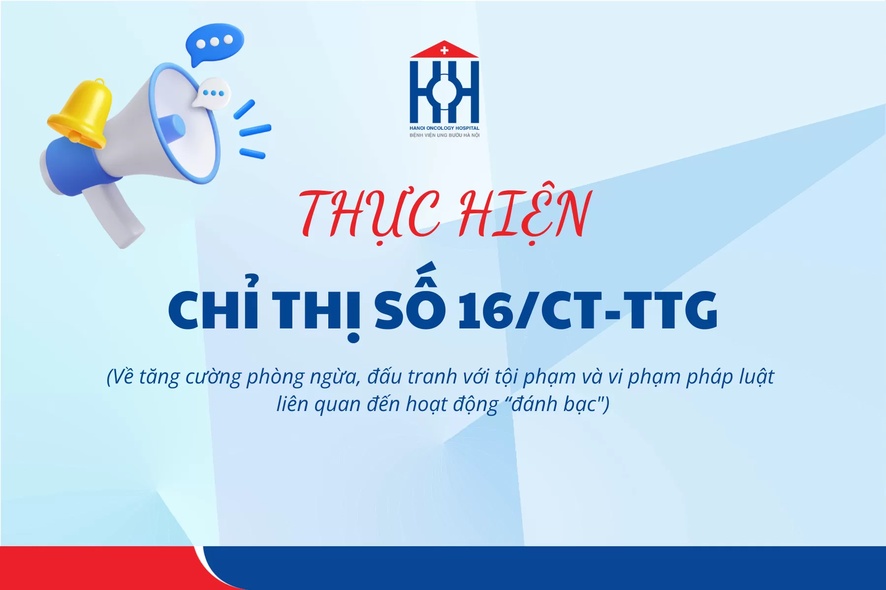 Công văn số 5421/SYT-TCCB ngày 5 tháng 6 năm 2026 của Sở Y tế Hà Nội về việc tiếp tục thực hiện Chỉ thị số 16/CT-TTg về tăng cường phòng ngừa, đấu tranh với tội phạm và vi phạm pháp luật liên quan đến hoạt động “đánh bạc”.