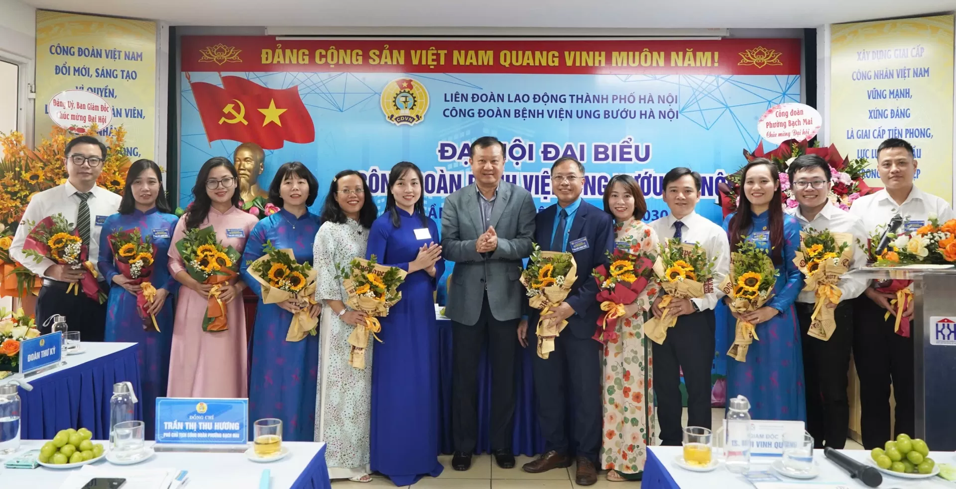 Đại hội Công đoàn bệnh viện Ung Bướu Hà Nội lần thứ IX, nhiệm kỳ 2025 - 2030