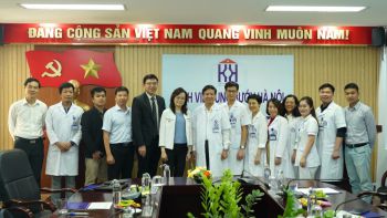 Công ty TNTT TTY Biopharm (Đài Loan) đến thăm và làm việc tại Bệnh viện Ung Bướu Hà Nội