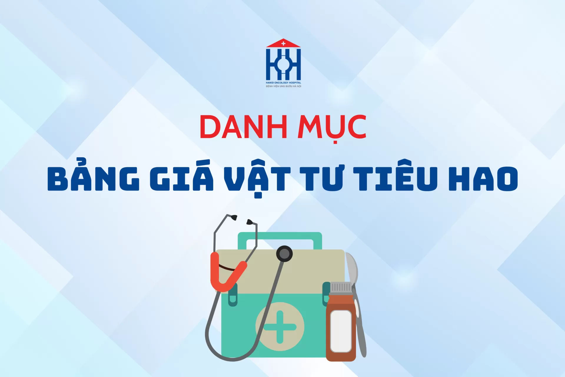 BẢNG GIÁ VẬT TƯ TIÊU HAO